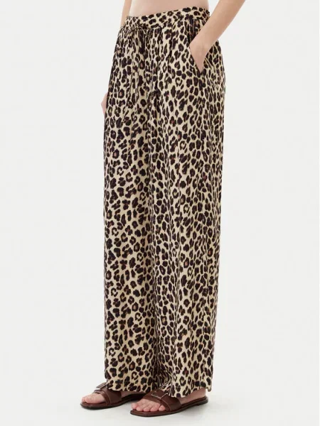 Hlače iz tkanine ViCOLO bež