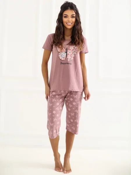 Piżama Forever Pink różowa