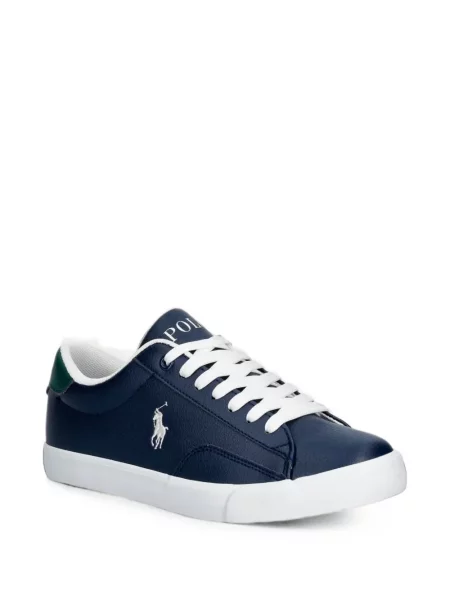 Sneakersy dziecięce Polo Ralph Lauren niebieskie