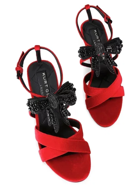 Сандалі Kurt Geiger London Bow High Sandal червоний