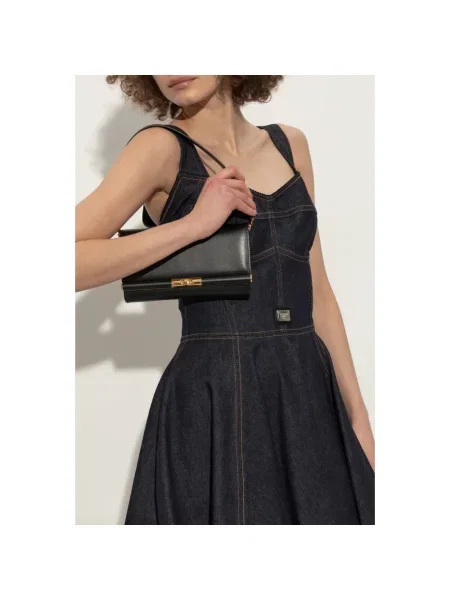 Torebka Dolce And Gabbana skórzana czarna