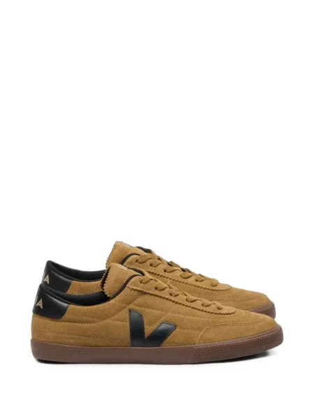 Sneakerși Veja din piele de căprioară maro
