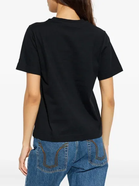 Tricou Burberry cu model floral negru