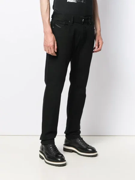 Straight fit džíny Diesel černé