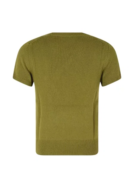 Scurt top Dunst cu decolteu rotund verde