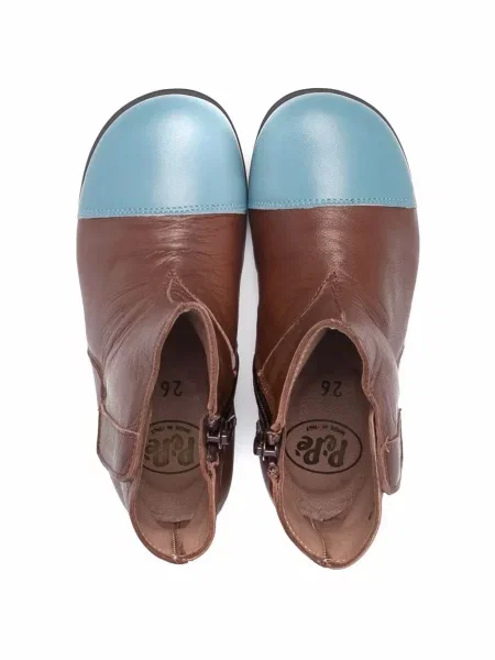 Buty do kostki dziecięce Pèpè brązowe