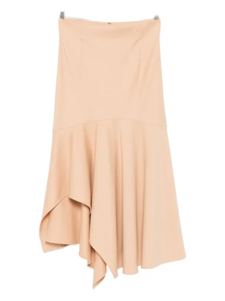 Spódnica midi Alberta Ferretti z falbankami do kolan