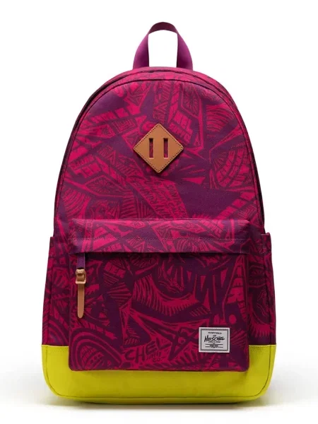 Herschel rucsac Thomas Campbell mare cu imprimeu roz