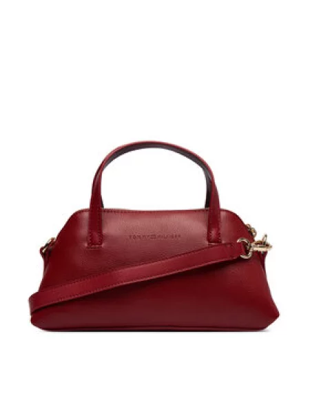 Tommy Hilfiger Ročna torba Th Buckle Mini rdeča