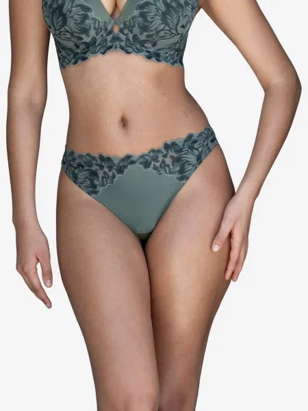 SugarShape Slip Cha-Cha-Cha mentă / stuf / închis verde