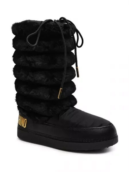 Love Moschino Căptușite bocanci negru
