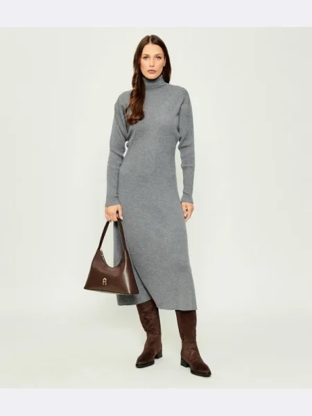 BOSS Rochie tricotată Forbini gri