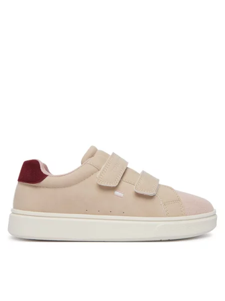 Sneakersy Tommy Hilfiger Low Cut Velcro Sneaker S Svetlo béžová