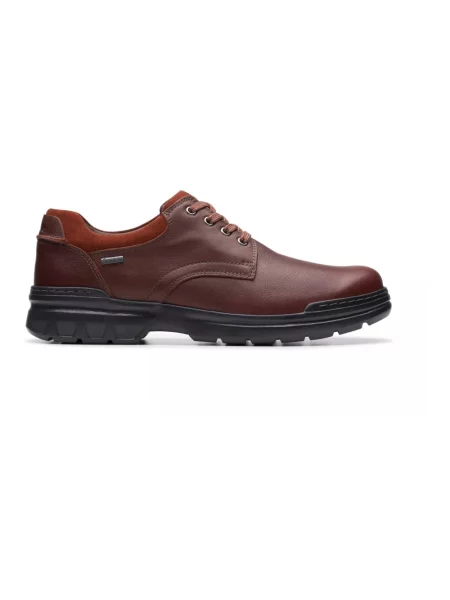 Półbuty Clarks skórzane brązowe