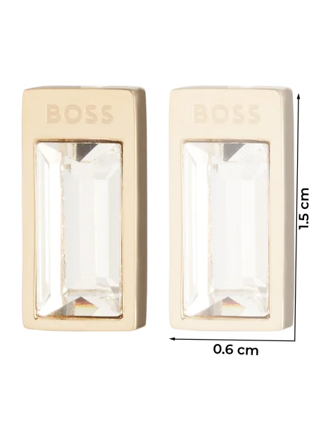Прозрачна обеци Boss Black черно