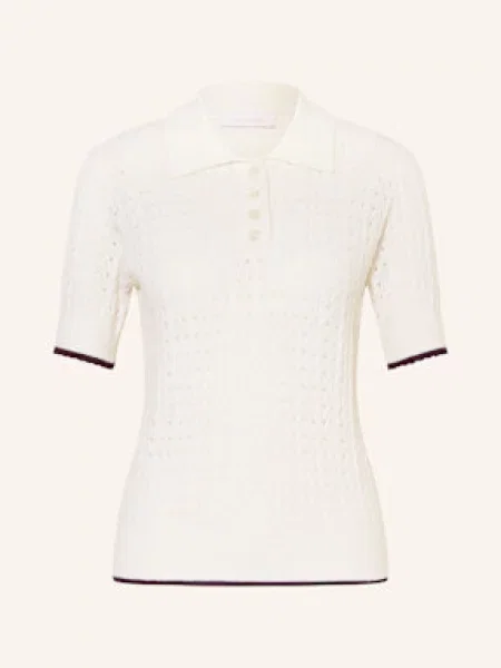 Rich & Royal Úpletová Polokošile bílá