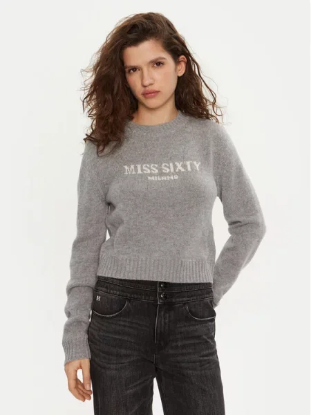 Πουλόβερ Miss Sixty γκρι