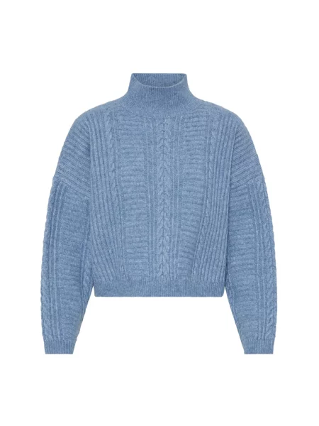 Dzianinowy sweter Ichi niebieski