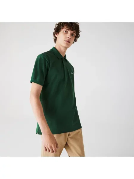 Поло Lacoste зеленое