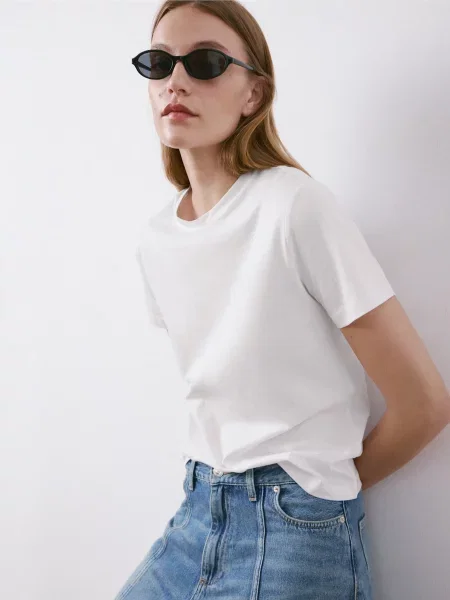 Футболка MANGO білий