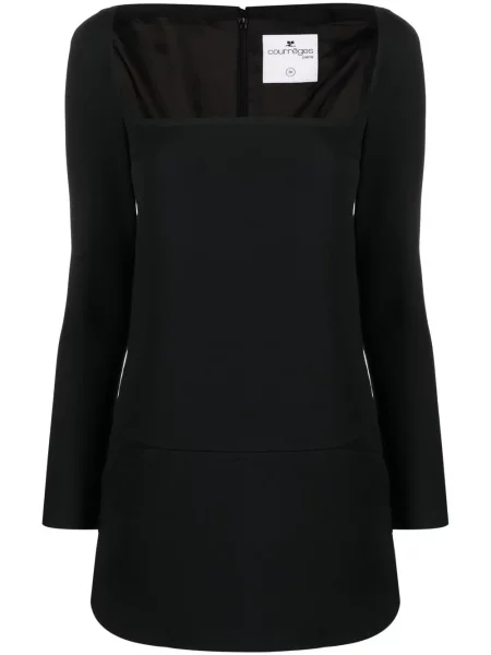 Rochie mini Courreges de costum negru
