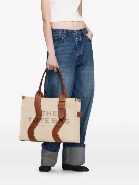 Geantă shopper Marc Jacobs din canvas
