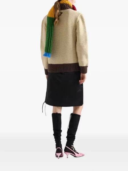 Fustă Prada din satin negru