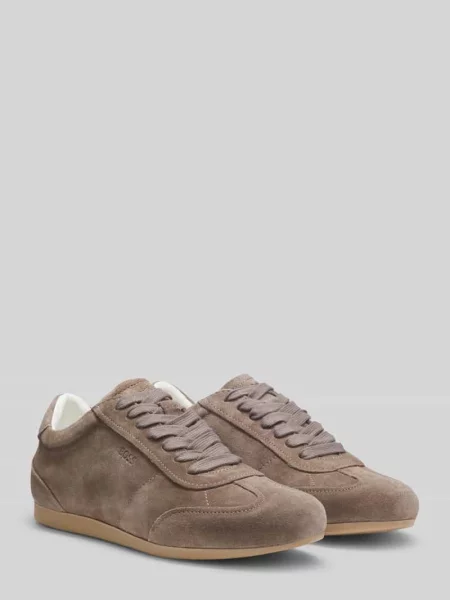 Sneakersy BOSS brązowe