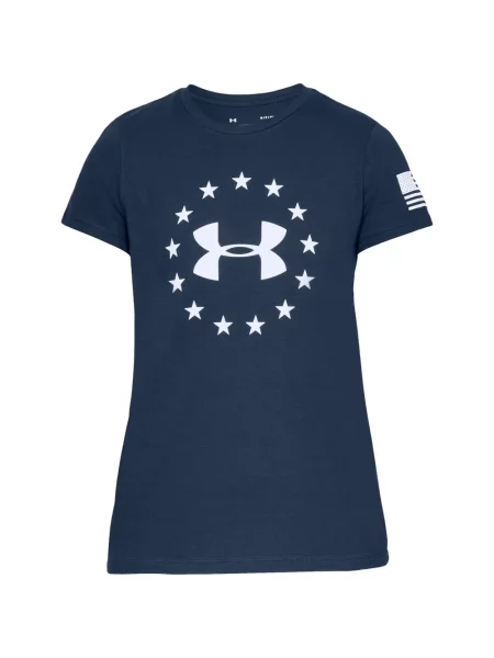 Tricou Under Armour cu imagine albastru