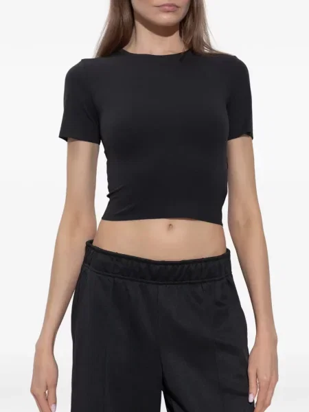 Decupat tricou Nike cu imagine cu cataramă verde
