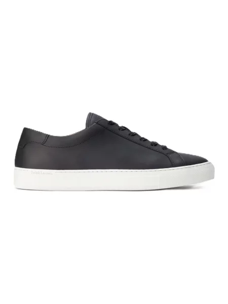 Sneakersy Polo Ralph Lauren skórzane czarne