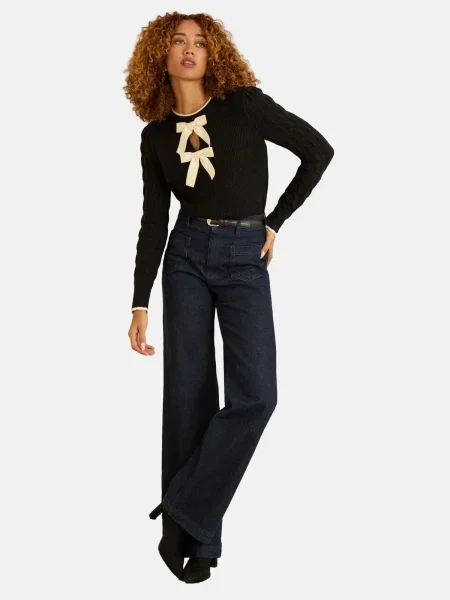 Love & roses Pulover negru