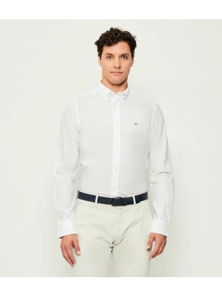 Gant Cămașă Poplin alb