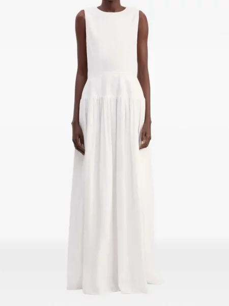 Rochie maxi Loulou De Saison alb