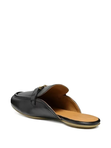 Pantofi cu toc Geox din piele fără toc negru