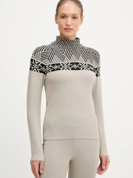 Функционална блуза с дълги ръкави Newland LADY TURTLENECK бежово