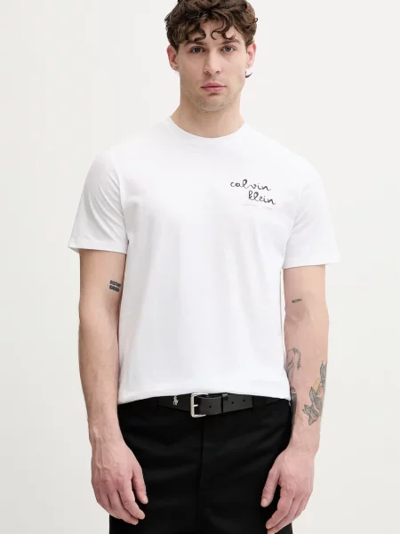 Calvin Klein Jeans kratka majica bela