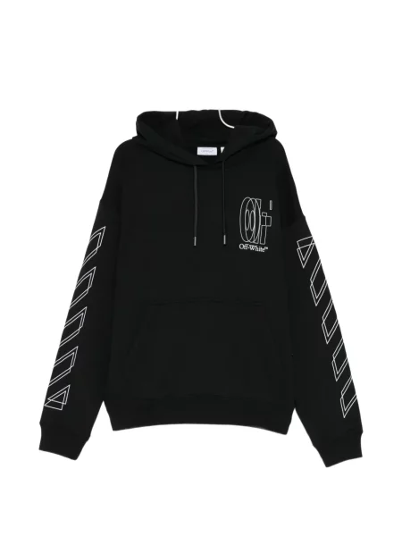 Hanorac cu glugă Off-white alb