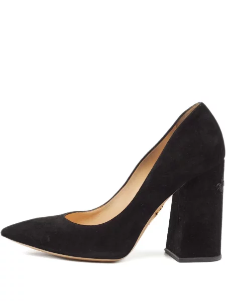 Pantofi cu toc Charlotte Olympia din piele negru