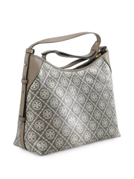 Τσάντα χιαστί Tory Burch ζακάρ γκρι