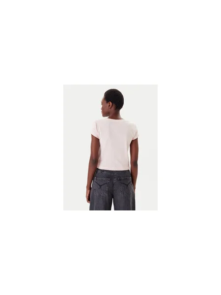 Calvin Klein Jeans Póló Regular Fit rózsaszín
