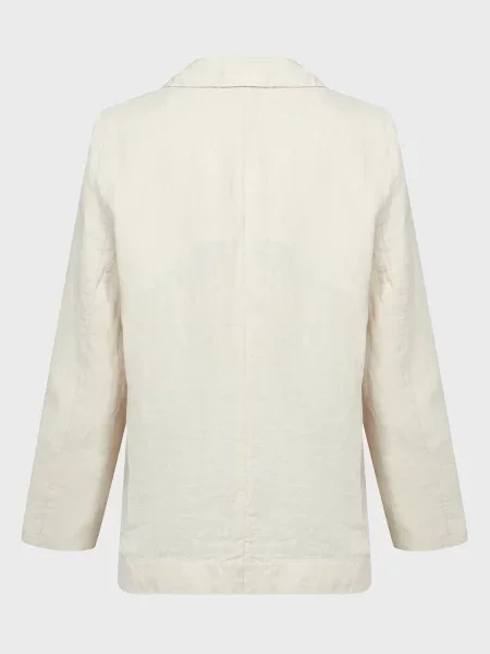 Лляний повсякденний піджак Tommy Hilfiger бежевий