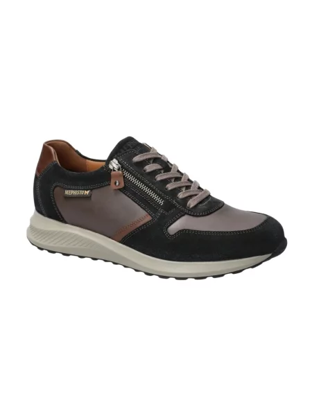 Sneakersy Mephisto zamszowe niebieskie