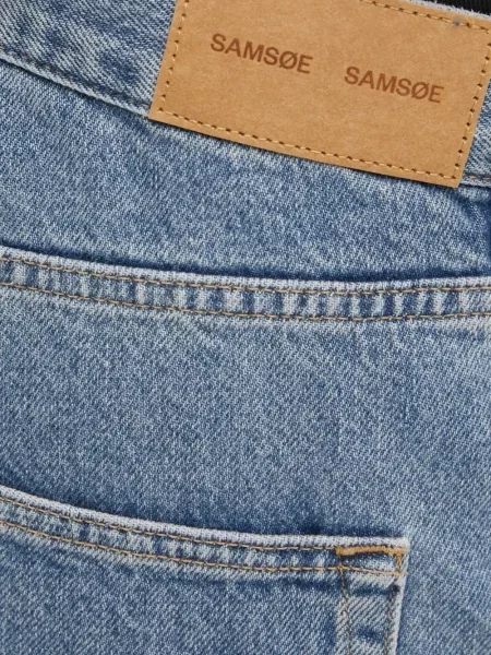 Blugi Samsøe Samsøe albastru