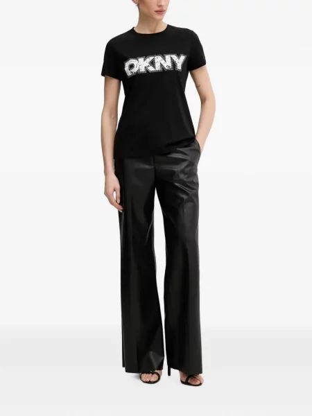 Tricou Dkny cu imagine negru