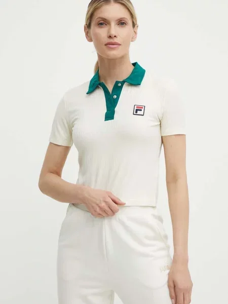 Polo tričko Fila Looknow béžová
