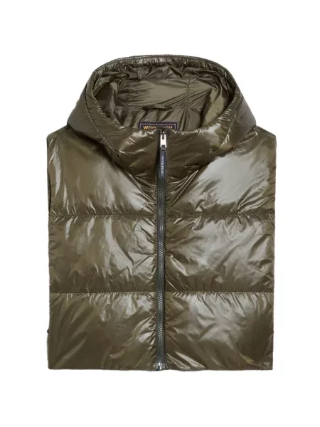 Matlasat vestă Woolrich verde