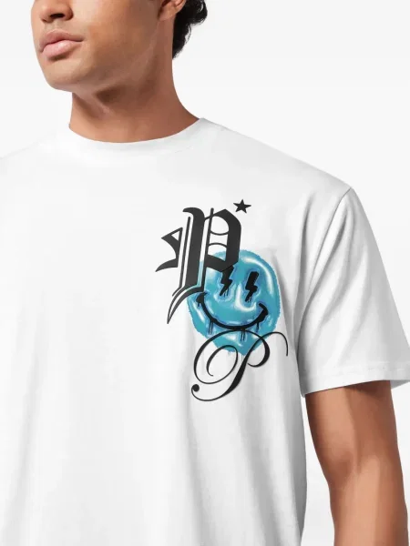 Tricou Philipp Plein alb
