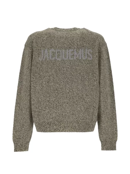 Cardigan Jacquemus cu autograf verde