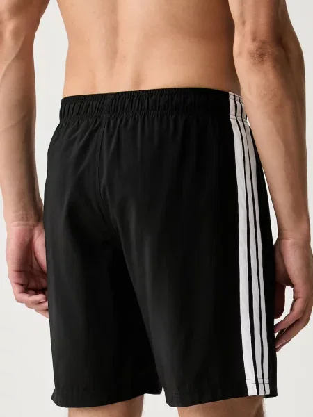 Adidas szorty kąpielowe Three Stripes czarne